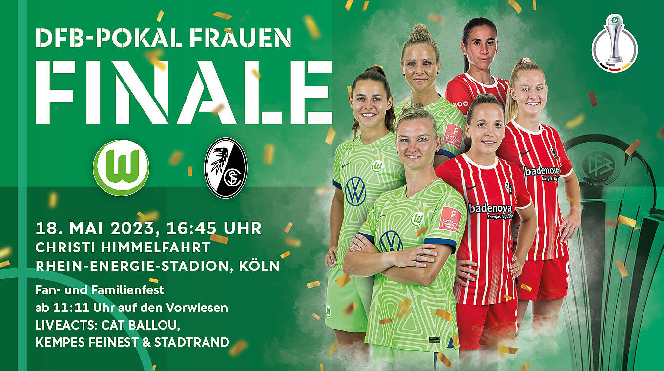 Große Fußballparty rund ums DFB-Pokalfinale der Frauen