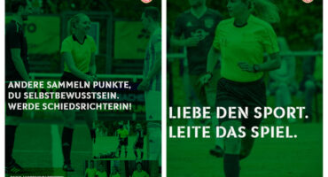 Flyer Werde Schiedsrichterin